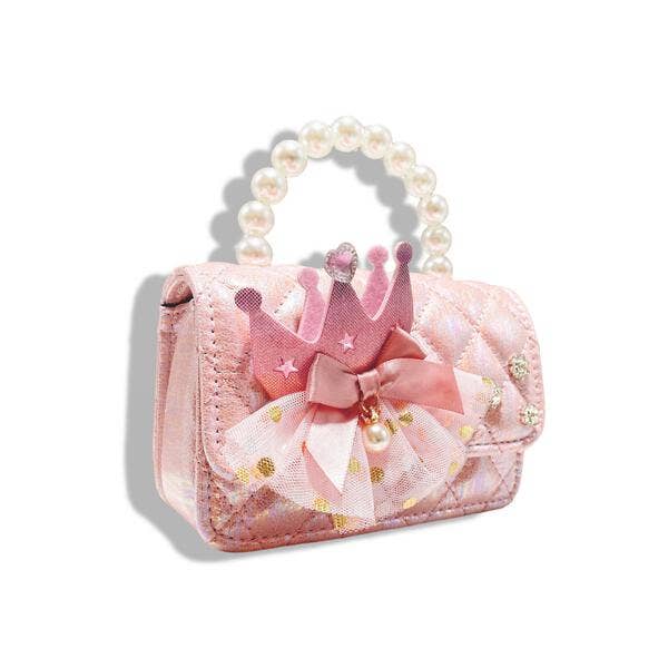 Crown Applique Quilted Purse